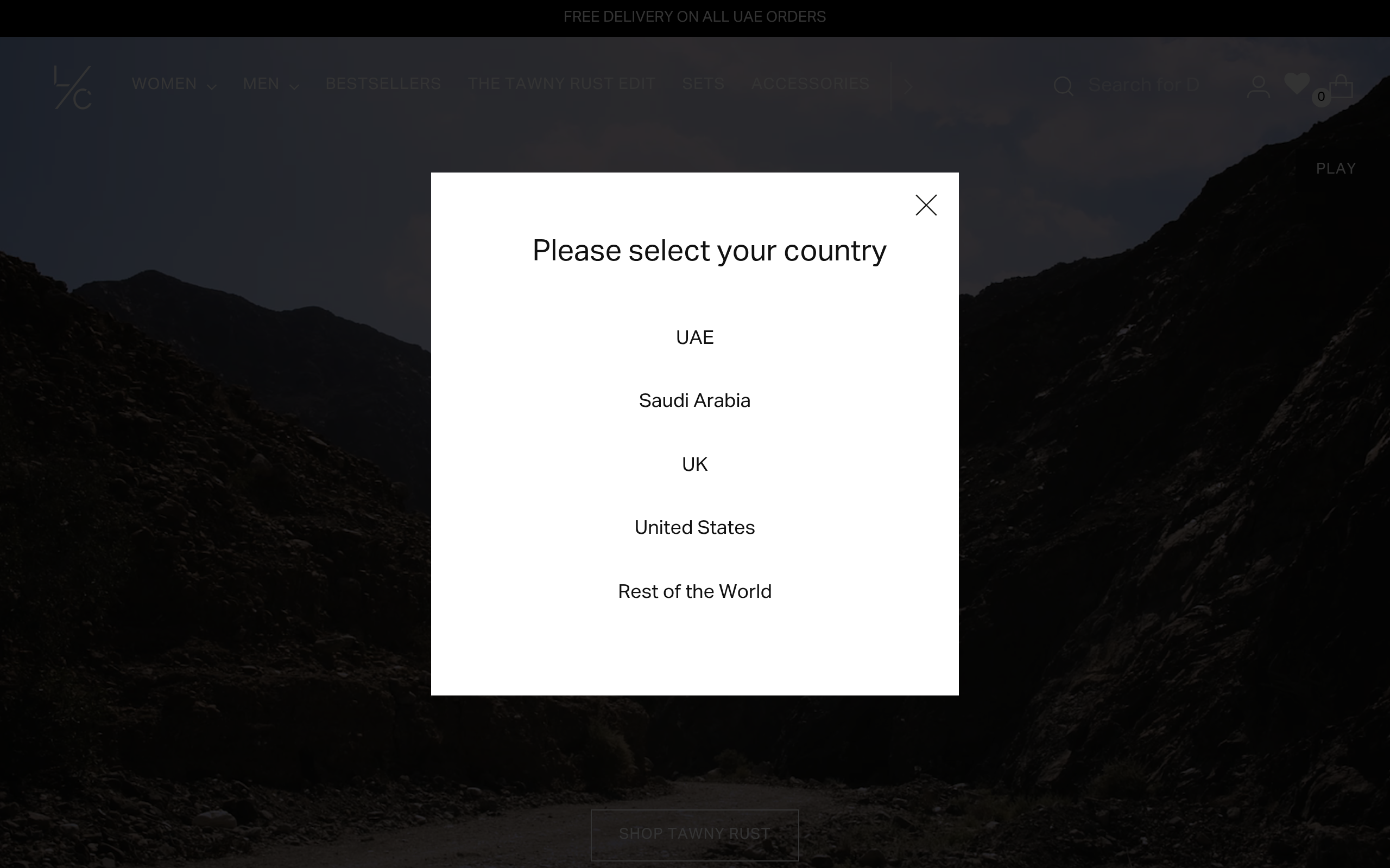 Screenshot of LC Official